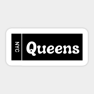 Queens, NY (Light Colors) Sticker